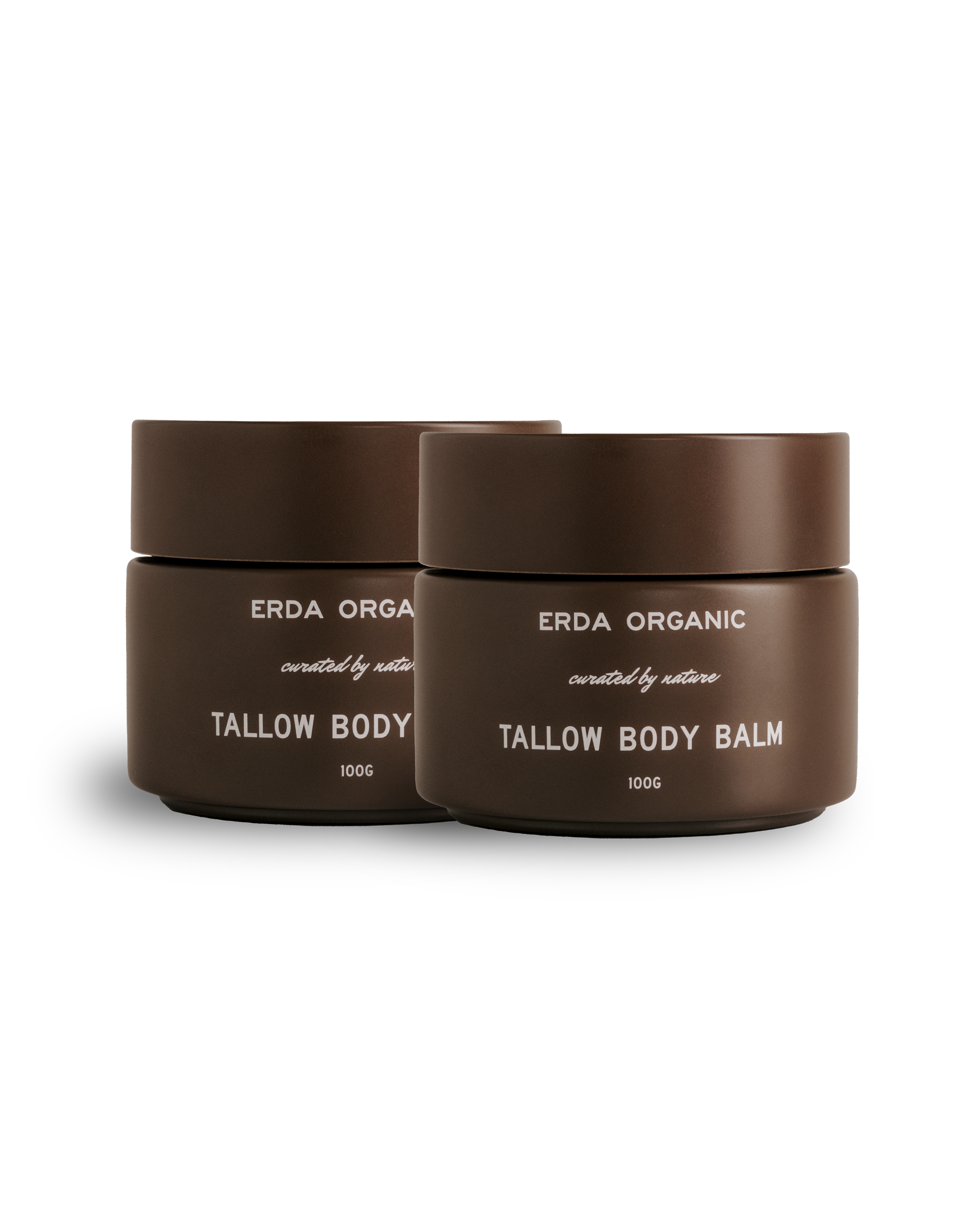 brown tallow body balm jar