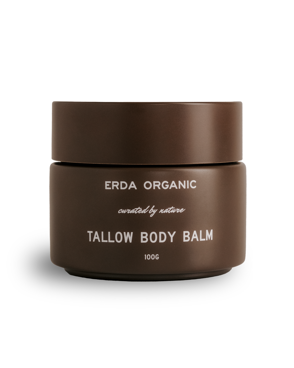 Erda Organic Tallow Body Balm 100g jar - grass-fed tallow moisturizer